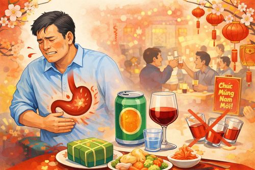 3 nguyên tắc 'vàng' khi uống rượu bia ngày Tết cho người viêm loét dạ dày