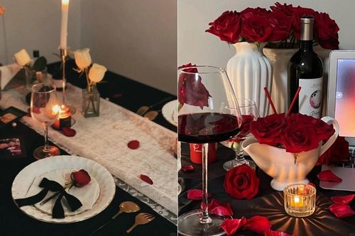 Valentine tại gia: Cách biến bữa tối đơn giản thành buổi hẹn hò sang trọng