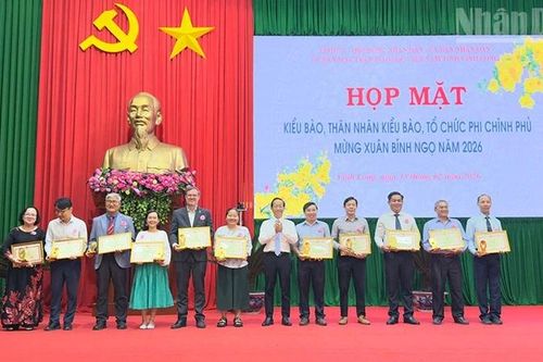 Vĩnh Long họp mặt kiều bào và tổ chức phi chính phủ mừng Xuân Bính Ngọ 2026
