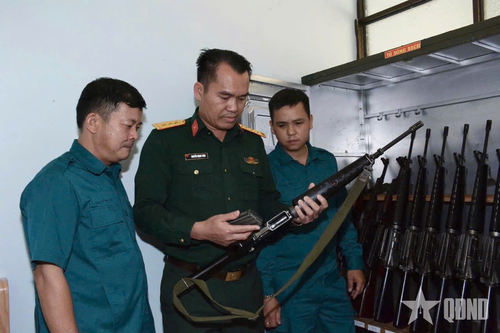 Ban CHQS phường Buôn Ma Thuột những ngày giáp Tết