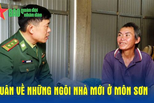 Xuân về những ngôi nhà mới ở Môn Sơn