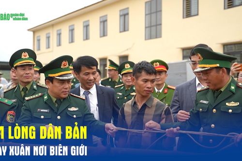 Ấm lòng dân bản ngày Xuân nơi biên giới