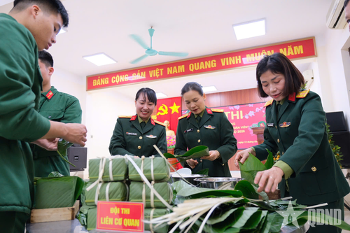 Rộn ràng Hội thi Bánh chưng xanh - Tết đoàn viên