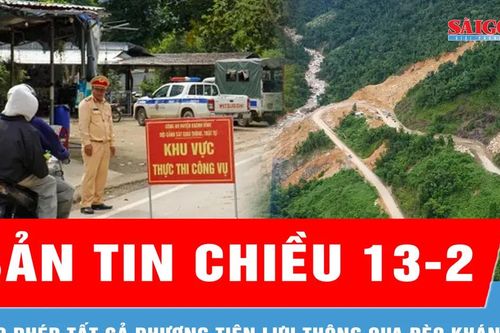 Bản tin chiều 13-2: Cho phép tất cả phương tiện lưu thông qua đèo Khánh Lê
