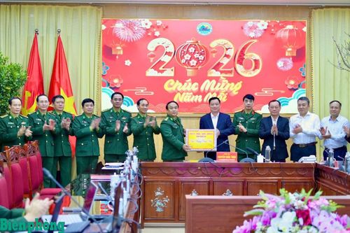 Bí thư Tỉnh ủy Nghệ An thăm, chúc Tết cán bộ, chiến sĩ Bộ đội Biên phòng tỉnh