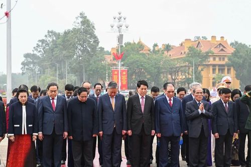 Lãnh đạo Đảng, Nhà nước vào Lăng viếng Chủ tịch Hồ Chí Minh