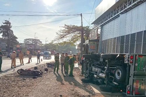 Tai nạn liên hoàn ở Lâm Đồng, 3 người thương vong