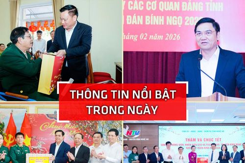 Nghệ An: Thông tin nổi bật ngày 13/2