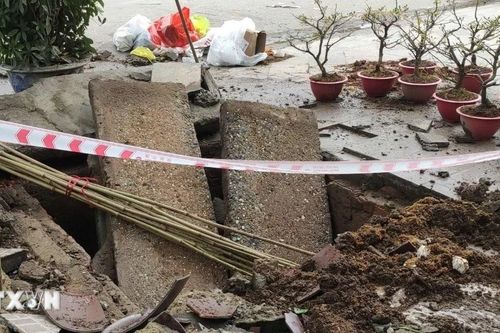 Hải Phòng: Hệ thống cống thoát nước phát nổ nghi do tích tụ khí