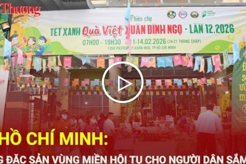 TP. Hồ Chí Minh: Nông đặc sản vùng miền hội tụ cho người dân sắm Tết