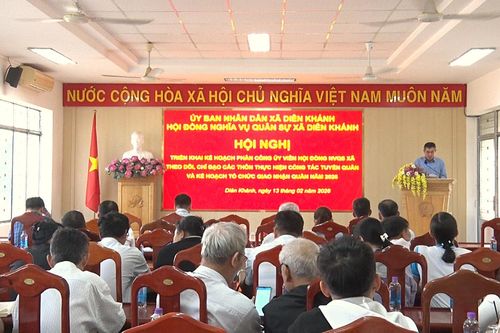 Xã Diên Khánh triển khai kế hoạch tổ chức giao nhận quân năm 2026