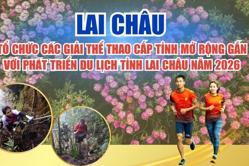 Lai Châu: Tổ chức các giải thể thao cấp tỉnh mở rộng gắn với phát triển Du lịch tỉnh Lai Châu năm 2026