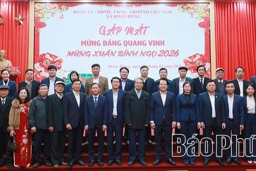 Xã Đoan Hùng gặp mặt 'Mừng Đảng quang vinh, mừng Xuân Bính Ngọ'