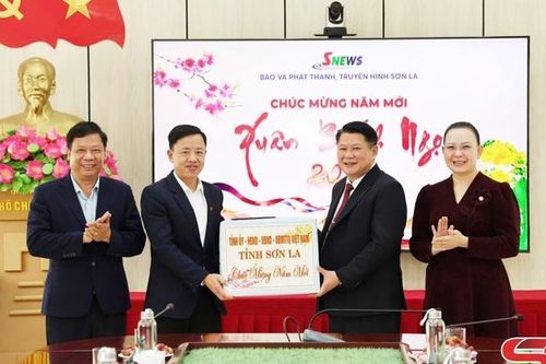 Đồng chí Phó Bí thư Thường trực Tỉnh ủy thăm, chúc Tết Báo và Phát thanh, truyền hình Sơn La