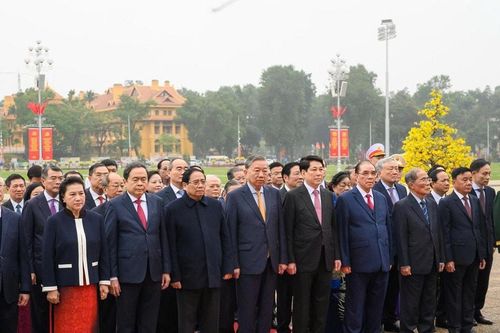 Lãnh đạo Đảng, Nhà nước vào Lăng viếng Chủ tịch Hồ Chí Minh nhân dịp Tết Nguyên đán Bính Ngọ