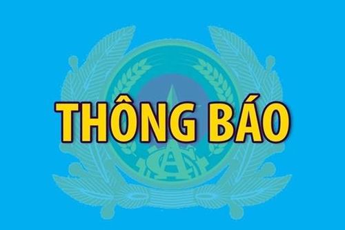 Thông báo tuyển chọn công dân vào Công an nhân dân