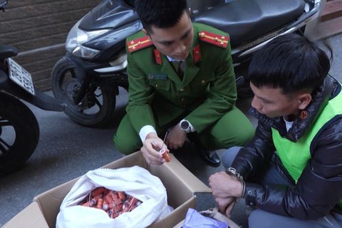 Công an Hà Nội thu giữ gần 9 tấn pháo