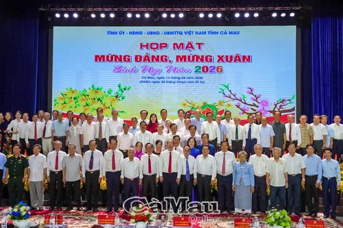 Cà Mau họp mặt mừng Đảng, mừng Xuân Bính Ngọ 2026