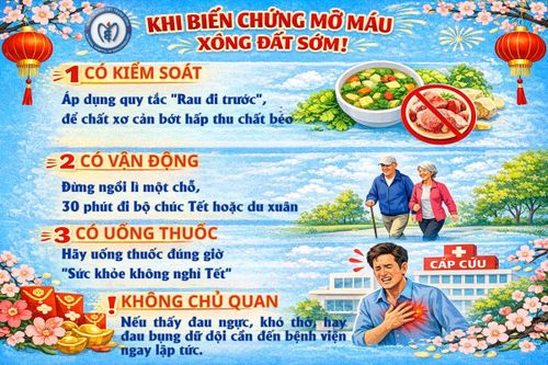 '3 có, 1 không' để người bệnh mỡ máu tránh nhập viện ngày Tết