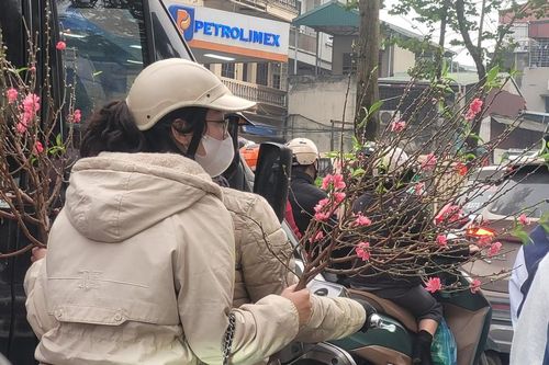 Chợ hoa Tân Mai ngày cận Tết: Đẹp rực rỡ, đông vui không khí ngập sắc Xuân