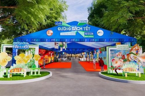 Lễ hội Đường Sách Tết Bính Ngọ 2026 quy tụ hơn 20 đơn vị xuất bản và phát hành