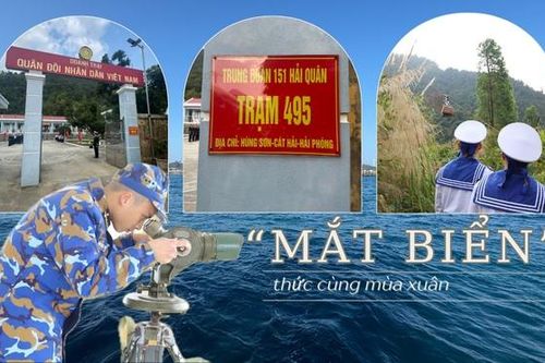 'Mắt biển' thức cùng mùa xuân
