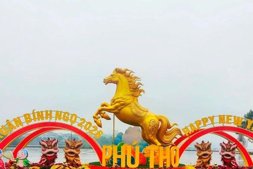 Loạt linh vật ngựa tuyệt đẹp của Phú Thọ dịp tết Bính Ngọ 2026