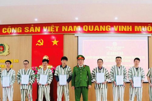 40 phạm nhân tại Nghệ An được giảm án dịp Tết Nguyên đán