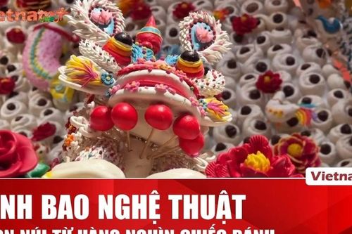 Bánh bao hấp trở thành tâm điểm tại triển lãm Tết Nguyên đán ở Bắc Kinh