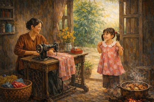 Áo Tết má may