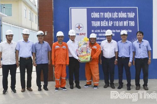Tổng Công ty Điện lực miền Nam thăm, chúc tết và kiểm tra công tác vận hành lưới điện tại Đồng Tháp