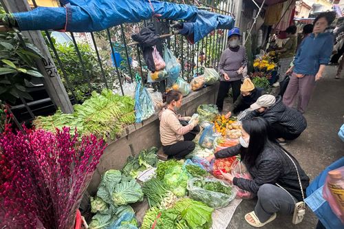 Gần Tết Nguyên đán, rau xanh đứng giá, thịt cá nhích nhẹ