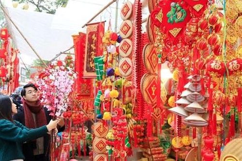 Nhộn nhịp các tuyến phố và chợ hoa Tết Hà Nội