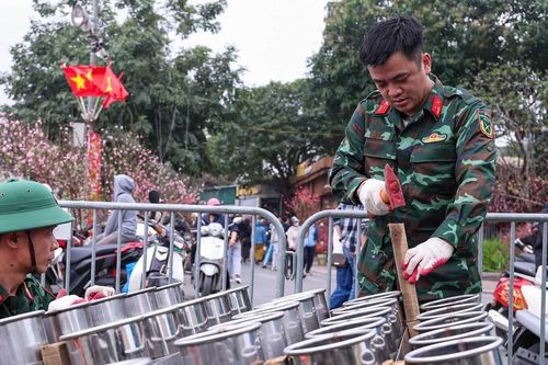 Trận địa pháo hoa đã sẵn sàng cho đêm giao thừa Tết Bính Ngọ ở Hà Nội