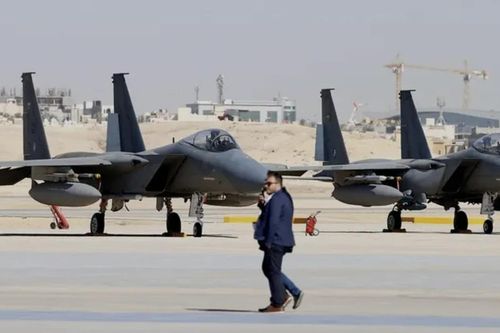 Tiêm kích F-15SA của Ả Rập Xê Út nổi bật tại triển lãm quốc phòng Riyadh