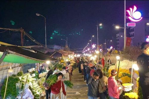 Không khí tại chợ hoa Quảng An những ngày cận Tết