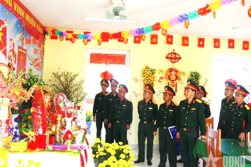 Tràn ngập sắc Xuân ở Lữ đoàn 572