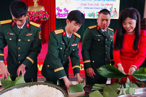 Lữ đoàn Phòng hóa 88 (Binh chủng Hóa học) rộn ràng chuẩn bị đón Tết