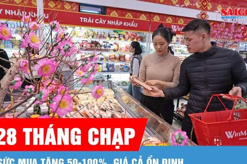 28 tháng Chạp: Sức mua tăng 50-100%, giá cả ổn định