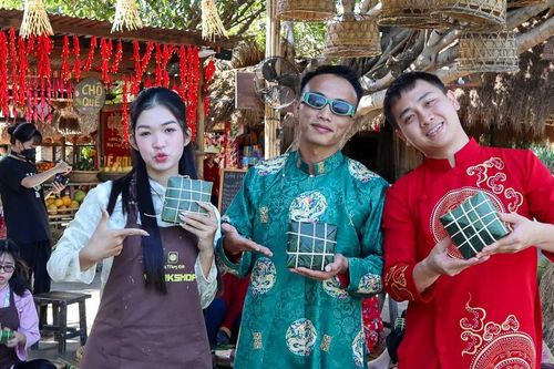 Không gian tết xưa thu hút giới trẻ
