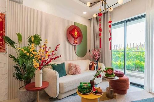 Bí quyết trang trí Tết đơn giản, đậm sắc xuân cho căn hộ nhỏ