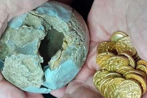 Quả trứng chứa đầy vàng 2.000 năm tuổi khiến chuyên gia sửng sốt
