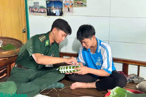 Tết ấm áp trong mái nhà Biên phòng