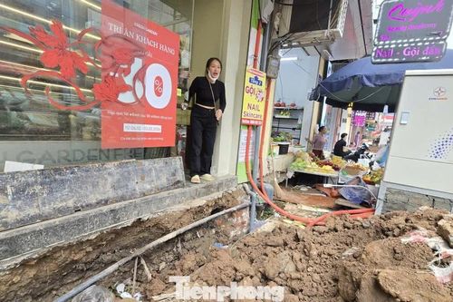 Ngổn ngang công trường thi công đường Nguyễn Tuân