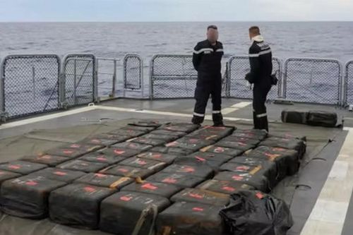 Hải quân Pháp thu giữ 2,4 tấn cocaine trong chiến dịch tại Thái Bình Dương
