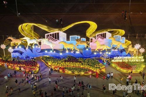 Đồng Tháp: Rực rỡ sắc màu Đường hoa xuân Bính Ngọ 2026
