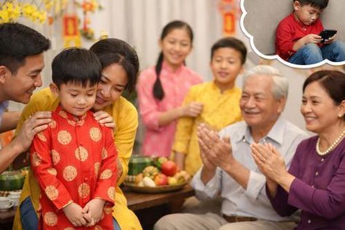 Có nên ép trẻ chúc Tết, biểu diễn trước đám đông?
