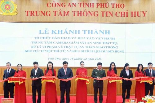 Phú Thọ đưa 635 mắt camera giám sát an ninh, trật tự và xử lý vi phạm giao thông vào hoạt động