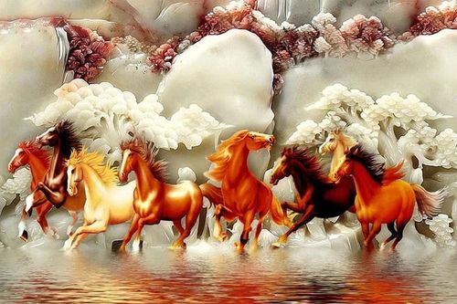 Vì sao nhiều gia đình treo tranh Mã đáo thành công trong nhà?