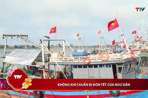 Không khí chuẩn bị đón Tết của ngư dân